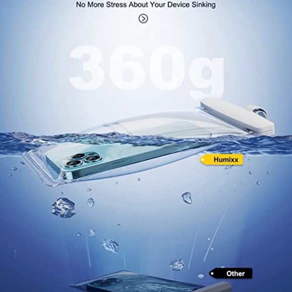 [2-Pack] Universal Waterproof Phone Pouch Industry-First 3D Seamless Body] - Picture 3 of 4